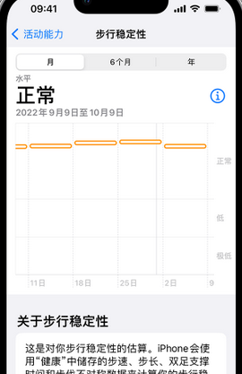 马尾iPhone手机维修如何在iPhone开启'步行稳定性通知'