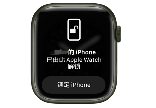 马尾苹果手机维修分享用 AppleWatch 解锁配备面容 ID 的 iPhone方法 