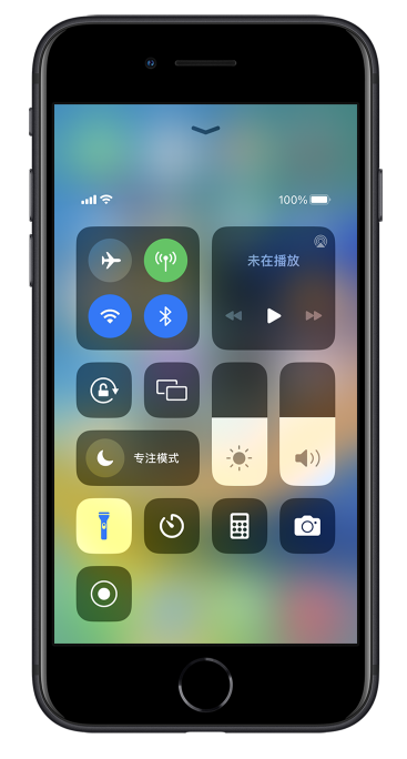 马尾苹果14维修分享苹果iPhone 14 Pro手电筒开启方法 