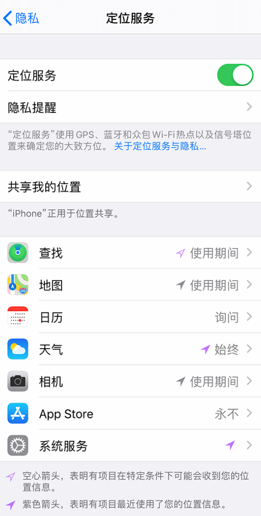 马尾苹果手机维修分享iPhone 状态栏中时间显示为蓝色图标是什么情况 